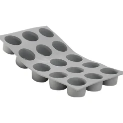 De Buyer Elastomoule Mini Muffin- en Cupcakevorm 1858.01 D, 15-vaks