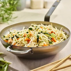 De Buyer Mineral B Element Wok Brede Bodem 5617.40, 40cm