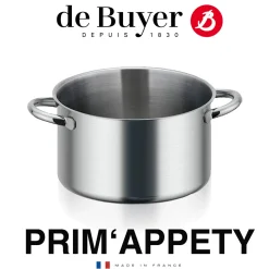 De Buyer Prim'Appety Kookpan Hoog 3506.24, 24cm