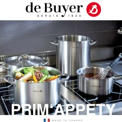 De Buyer Prim'Appety Kookpan Hoog 3506.24, 24cm