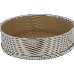 De Buyer Taartvorm Geperforeerd met Uitneembare Bodem Rond 3213.24, 24cm