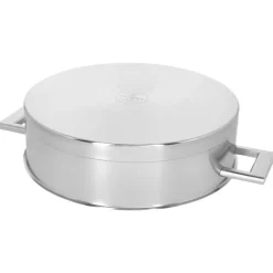 Demeyere John Pawson Kookpan Laag met RVS Deksel, 28cm