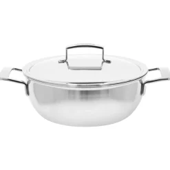 Demeyere Silver 7 Conische Sauteerpan met RVS Deksel, 28cm