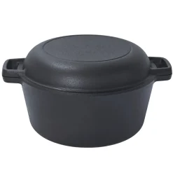 Dutch Oven Gietijzer, 26cm zwart