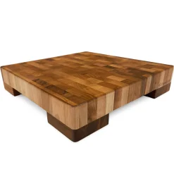 Euroceppi Verhoogd Hakblok Kopshout, 40x40x5/8cm walnoot