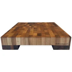 Euroceppi Verhoogd Hakblok Kopshout, 40x40x5/8cm walnoot