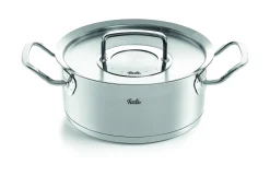 Fissler Original-Profi Collection Kookpan Laag met RVS Deksel, 20cm