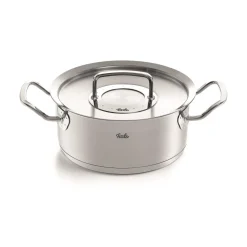 Fissler Original-Profi Collection Kookpan Laag met RVS Deksel, 16cm