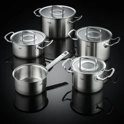 Fissler Original-Profi Collection Pannenset met Steelpan en Glasdeksels, 5-delig