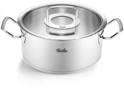 Fissler Original-Profi Collection Kookpan Laag met Glasdeksel, 24cm