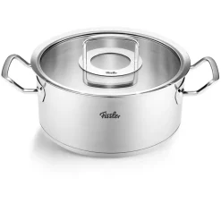 Fissler Original-Profi Collection Kookpan Laag met Glasdeksel, 24cm