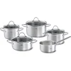 Fissler Palermo Pannenset met Glasdeksels, 5-delig