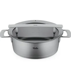 Fissler Phi Collection Kookpan Laag met Glasdeksel, 24cm