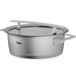 Fissler Phi Collection Kookpan Laag met Glasdeksel, 24cm