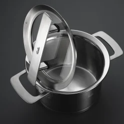 Fissler Phi Collection Kookpan Laag met Glasdeksel, 20cm
