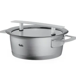 Fissler Phi Collection Kookpan Laag met Glasdeksel, 20cm