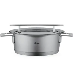 Fissler Phi Collection Kookpan Laag met Glasdeksel, 20cm