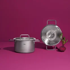 Fissler Pure Collection Kookpan Laag met Glasdeksel, 20cm
