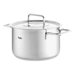 Fissler Pure Collection Pannenset met Steelpan, Ceratal Koekenpan en RVS Deksels, 6-delig