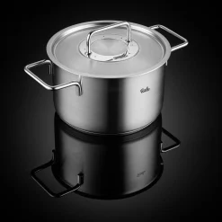 Fissler Pure Collection Pannenset met Steelpan, Ceratal Koekenpan en RVS Deksels, 6-delig