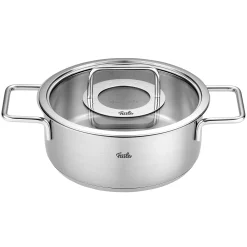 Fissler Pure Collection Pannenset met Glasdeksels, 5-delig