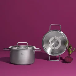 Fissler Pure Collection Pannenset met RVS Deksels, 4-delig