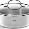 Fissler San Francisco Kookpan Laag met Glasdeksel, 16cm