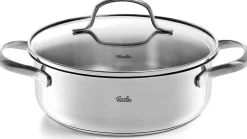Fissler San Francisco Kookpan Laag met Glasdeksel, 16cm