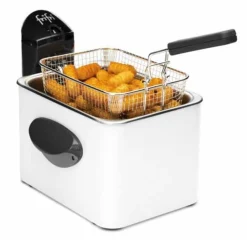 FriFri 1948B Duo Fil High Speed Classic Family Friteuse, 4,5L wit