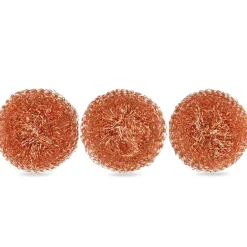 Full Circle Lucky Scrubber Koperen Spons, 3 stuks