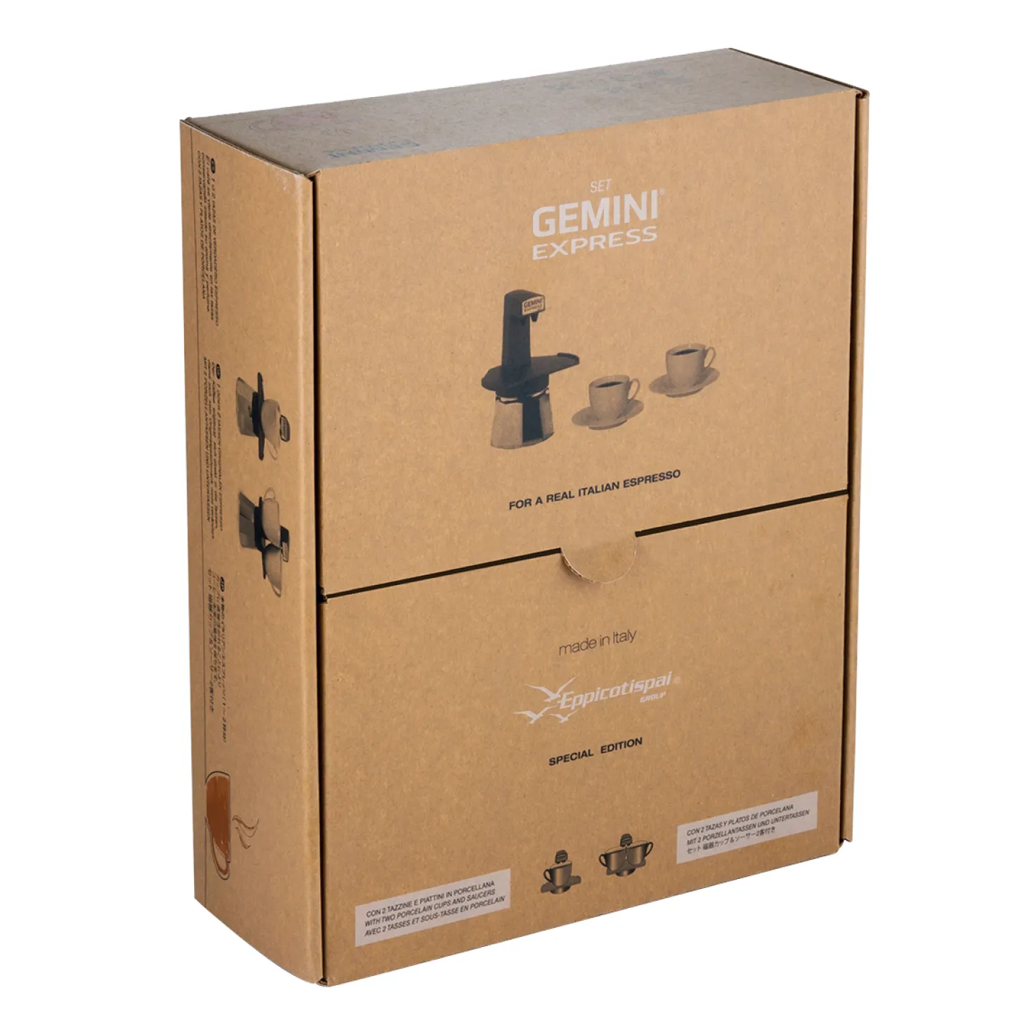 Gemini Express Percolator Koffieset, 2-kops zwart