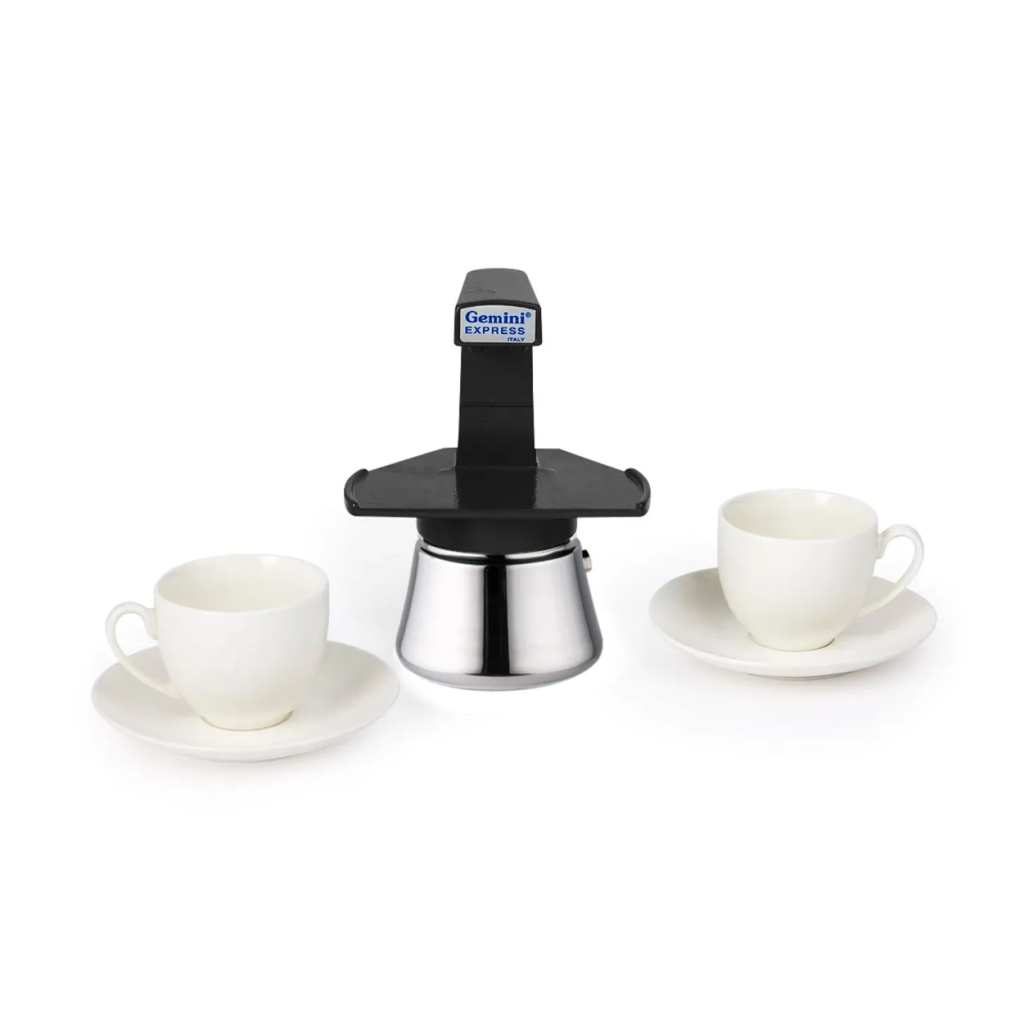 Gemini Express Percolator Koffieset, 2-kops zwart