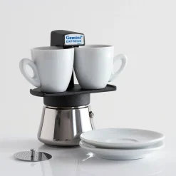 Gemini Express Percolator Koffieset, 2-kops zwart