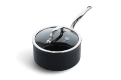 Greenpan Barcelona Pro Steelpan met Glasdeksel, 18cm