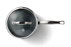 Greenpan Barcelona Pro Steelpan met Glasdeksel, 20cm