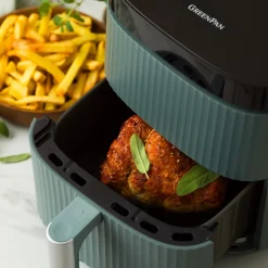 GreenPan Silhouette Airfryer XL, smokey blue