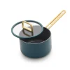 Greenpan Stanley Tucci Steelpan met Glasdeksel, 16cm pine green