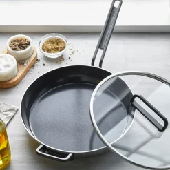 Greenpan Stanley Tucci Tri-Ply Koekenpan met Glasdeksel, 30cm RVS