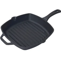 Grillpan Gietijzer, 26x26cm pre-seasoned