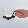 Hario V60 Dripper Filterhouder Glas VDG-01B, maat 1 zwart