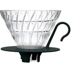 Hario V60 Dripper Filterhouder Glas VDG-01B, maat 1 zwart