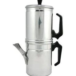 Ilsa Napoletane Cafetière, 6-kops aluminium