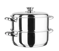 Inoxibar Ecco Kookpan met Stoominzet, 20cm
