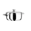 Inoxibar Ecco Lage Kookpan met RVS deksel, 14cm