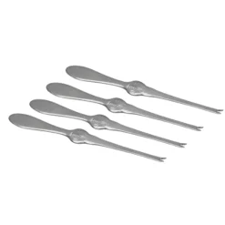 Inoxibar Kreeftvork RVS, 4-delig