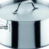 Inoxibar Professional Line Kookpan Laag met Deksel, 50cm
