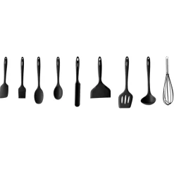 Inoxibar Siliconen Pannenlikker, 21,5cm zwart