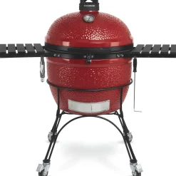 Kamado Joe Big Joe II Houtskoolbarbecue met Onderstel en Zijtafels