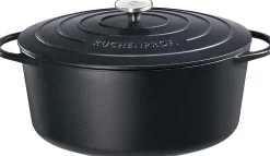 Küchenprofi Provence Braadpan Ovaal, 35cm zwart
