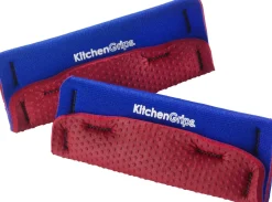 Kitchengrips Handvatgreep, 2 stuks rood / blauw